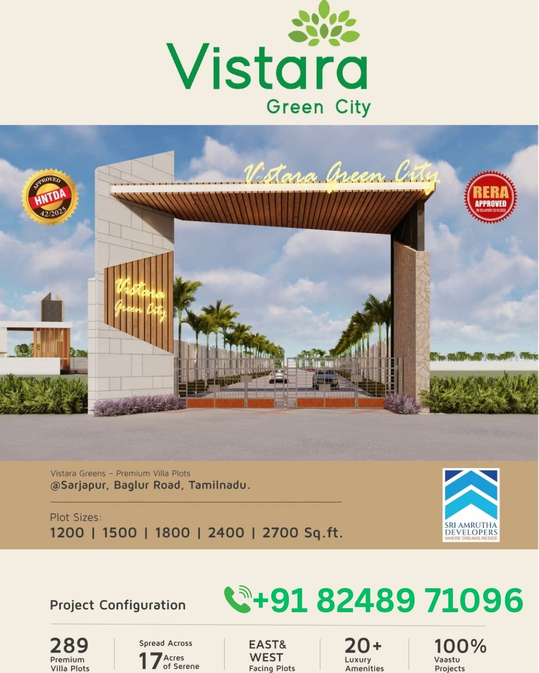Vistara Green City Plots
