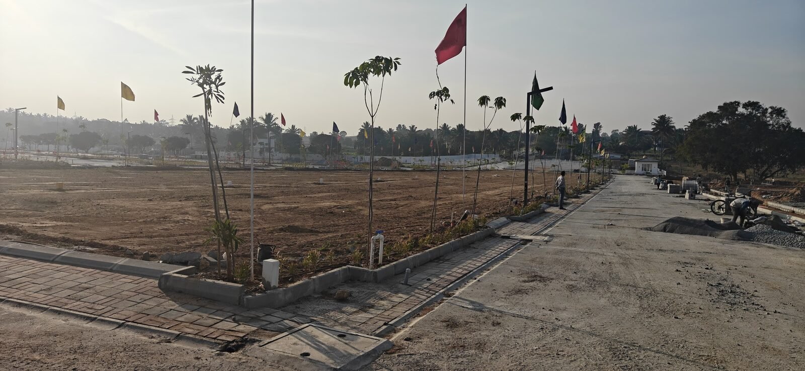 Vistara Green City - Layout overview with plotted development
