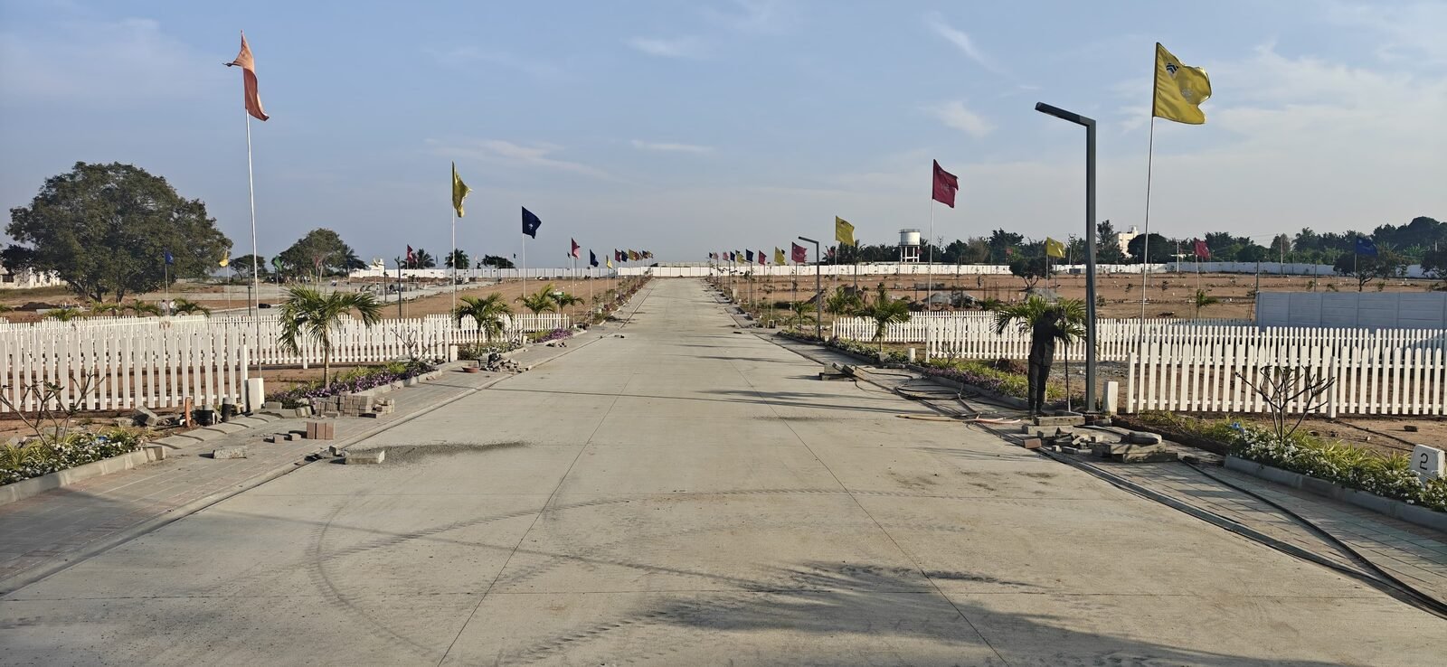 Vistara Green City - Developed road network in the layout